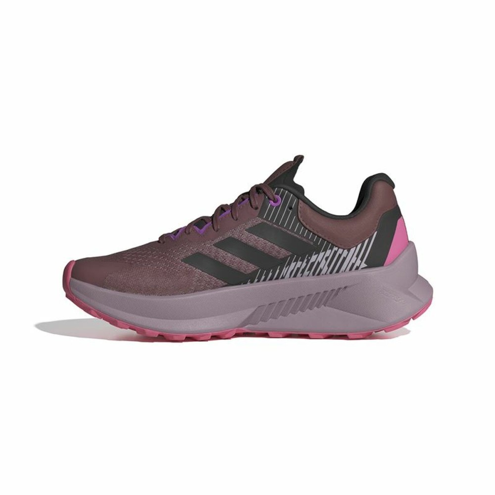 Laufschuhe für Damen Adidas Terrex Soulstride Flow Gtx Rot Burgunderrot