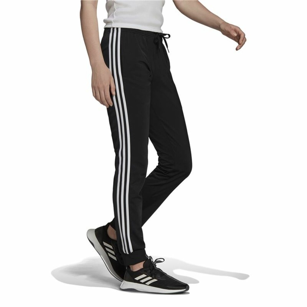 Lange Sporthose Adidas 3S Tp Tric Mujer Schwarz Damen