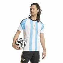 Football T-Shirt Adidas Messi Training Jersey White Blue