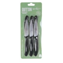Jeu de couteaux d'éplucheur Quttin Basic 6 Pièces 19,5 x 2 x 1 cm (12 Unités)
