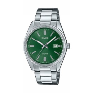 Herrenuhr Casio MTP-1302PD-3AVEF grün Silberfarben (Ø 38,5 mm)