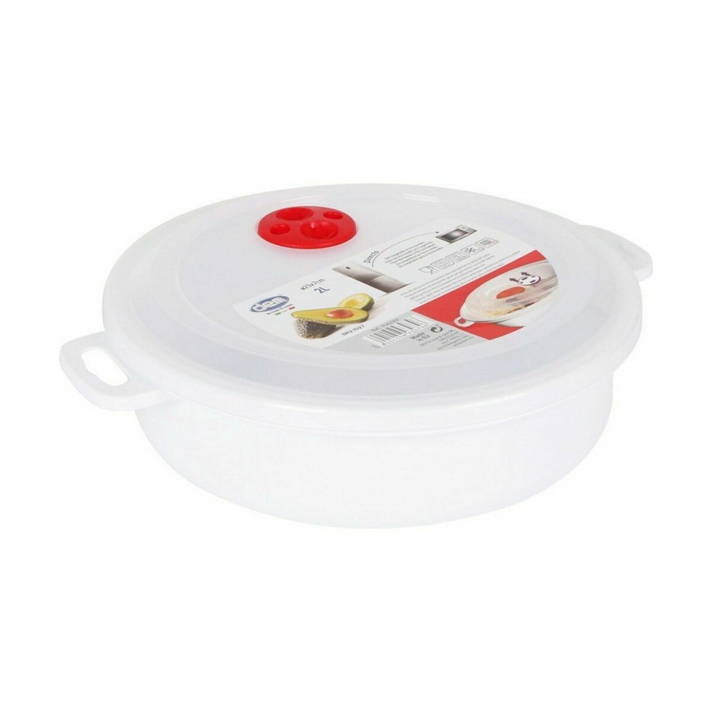 Runde Lunchbox mit Deckel Dem 2 L (12 Stück)
