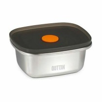 Boîte à lunch hermétique Quttin Acier inoxydable Rectangulaire 250 ml (24 Unités)