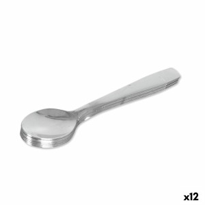 Teelöffel Quttin Madrid Tee Silberfarben 6 Stücke 12 Stück