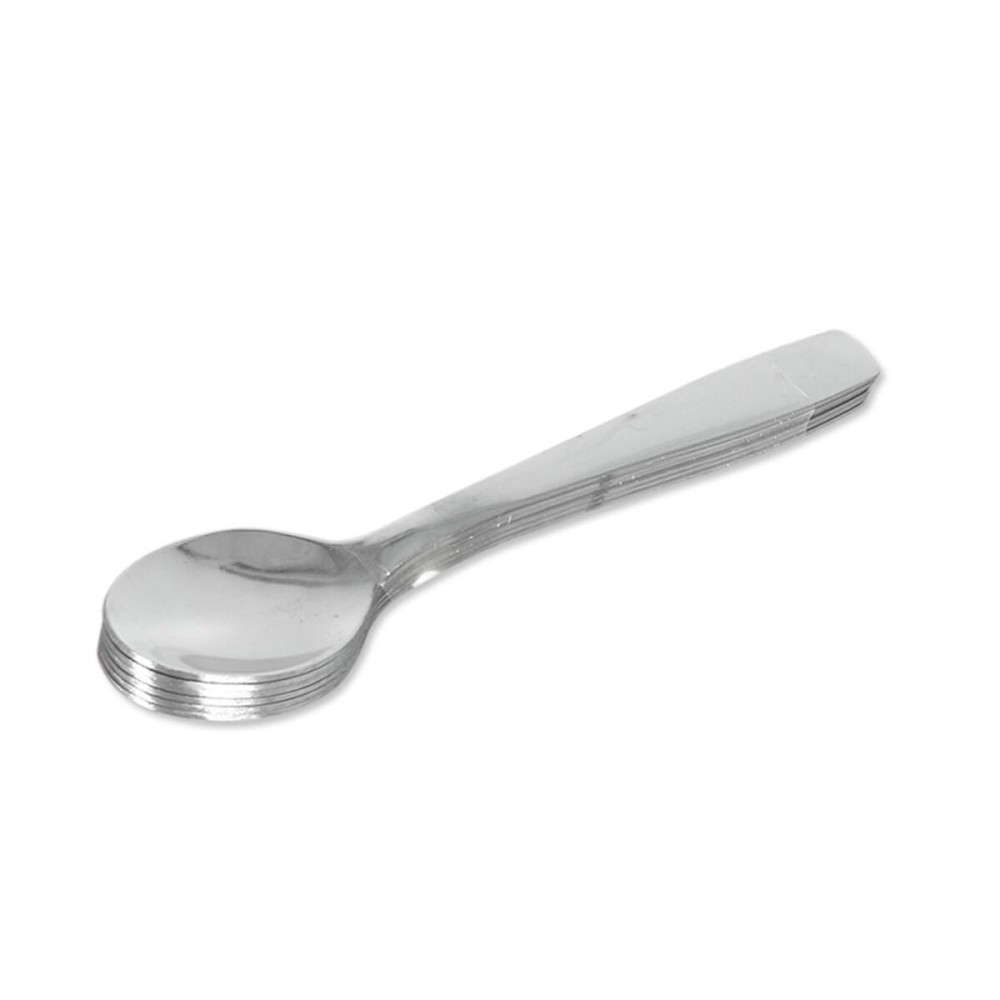 Teelöffel Quttin Madrid Tee Silberfarben 6 Stücke 12 Stück