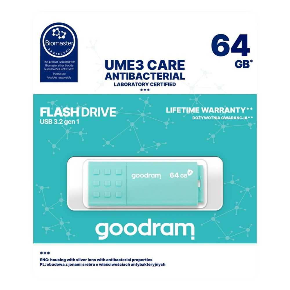 USB Pendrive GoodRam UME3-0640CRR11 türkis 64 GB