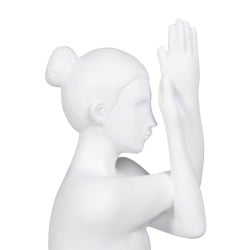 Decorative Figure White 18 x 13 x 24 cm