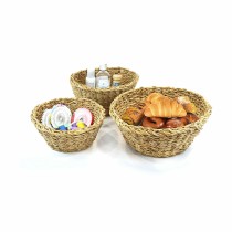 Multi-purpose basket Privilege Privilege Brown wicker 30 x 30 x 13 cm (8 Units)