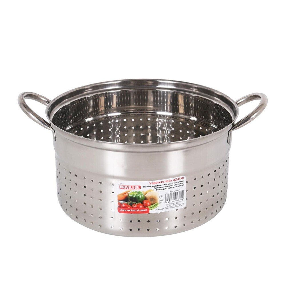 Steamer with Pan Privilege 26 x 33 x 15 cm (6 Units)