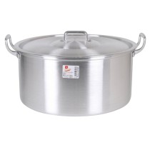 Casserole avec Couvercle Aluminium 49 x 41 x 24 cm (2 Unités)