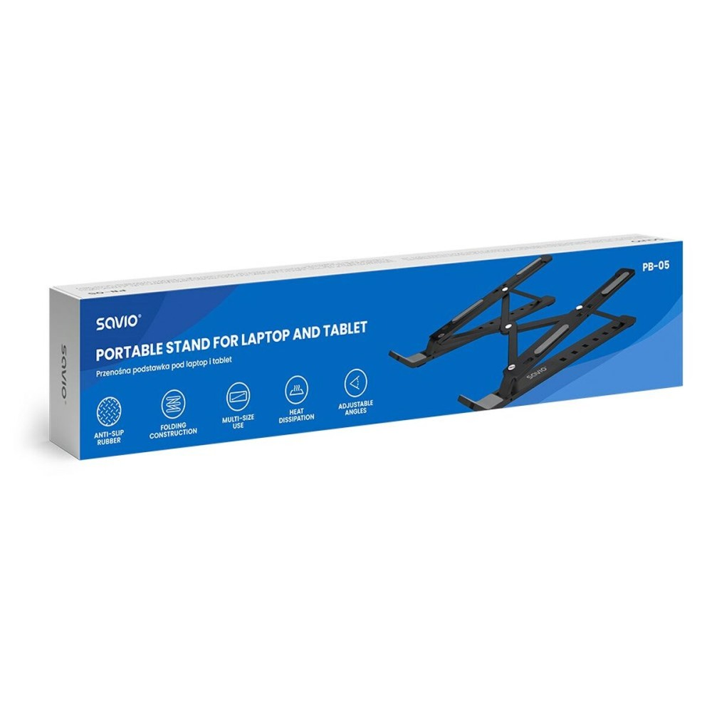 Laptop-Stand Savio SAVPB-05 Aluminium