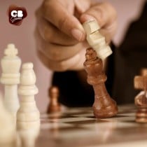 Schach- und Dame-Brett CB Games Holz Backgammon (6 Stück)