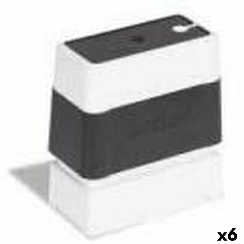 Siegel Brother 12 x 12 mm Schwarz (6 Stück)
