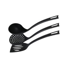 Set of Kitchen Utensils Quttin Nylon Black 3 Pieces (20 Units)