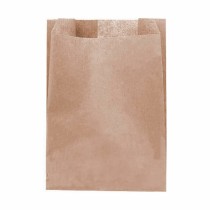 Ensemble de sac alimentaire réutilisable Algon papier kraft 13 x 18 cm Produits à usage unique 25 Pièces (36 Unités)