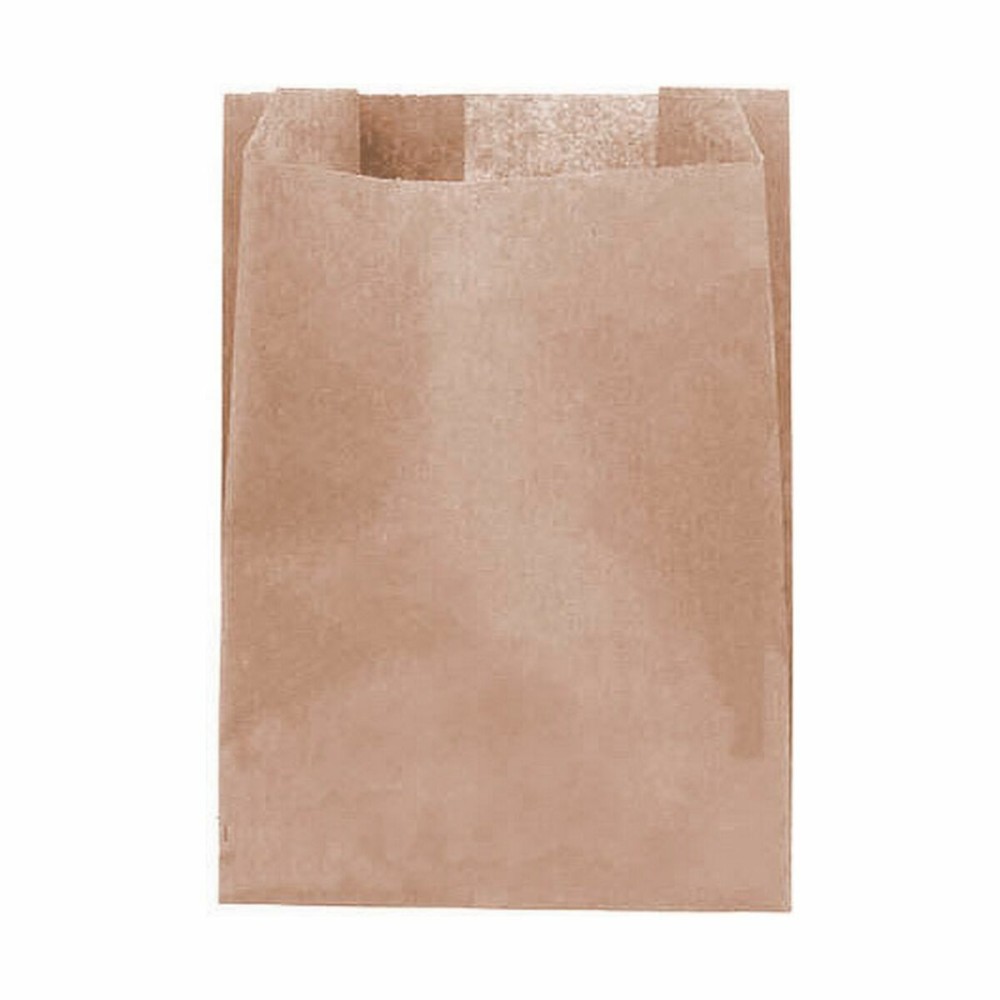 Ensemble de sac alimentaire réutilisable Algon papier kraft 13 x 18 cm Produits à usage unique 25 Pièces (36 Unités)