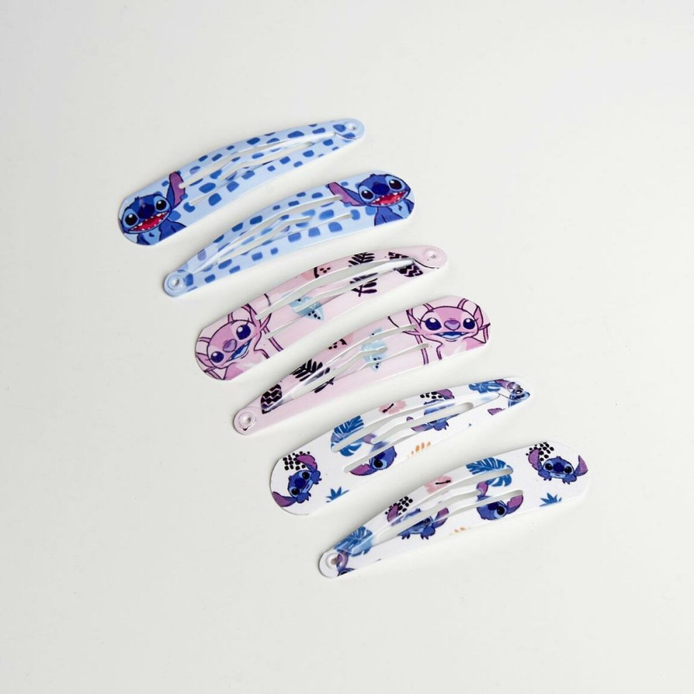 Hair Clips Disney Multicolour 6 Pieces