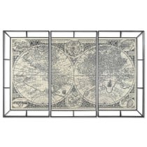 Satz mit 3 Bildern Home ESPRIT Metall 222 x 8 x 140 cm (3 Stücke)