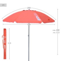 Sonnenschirm Aktive Koralle Ø 200 cm 200 x 200 x 200 cm 200 x 198 x 200 cm UV50 (6 Stück)