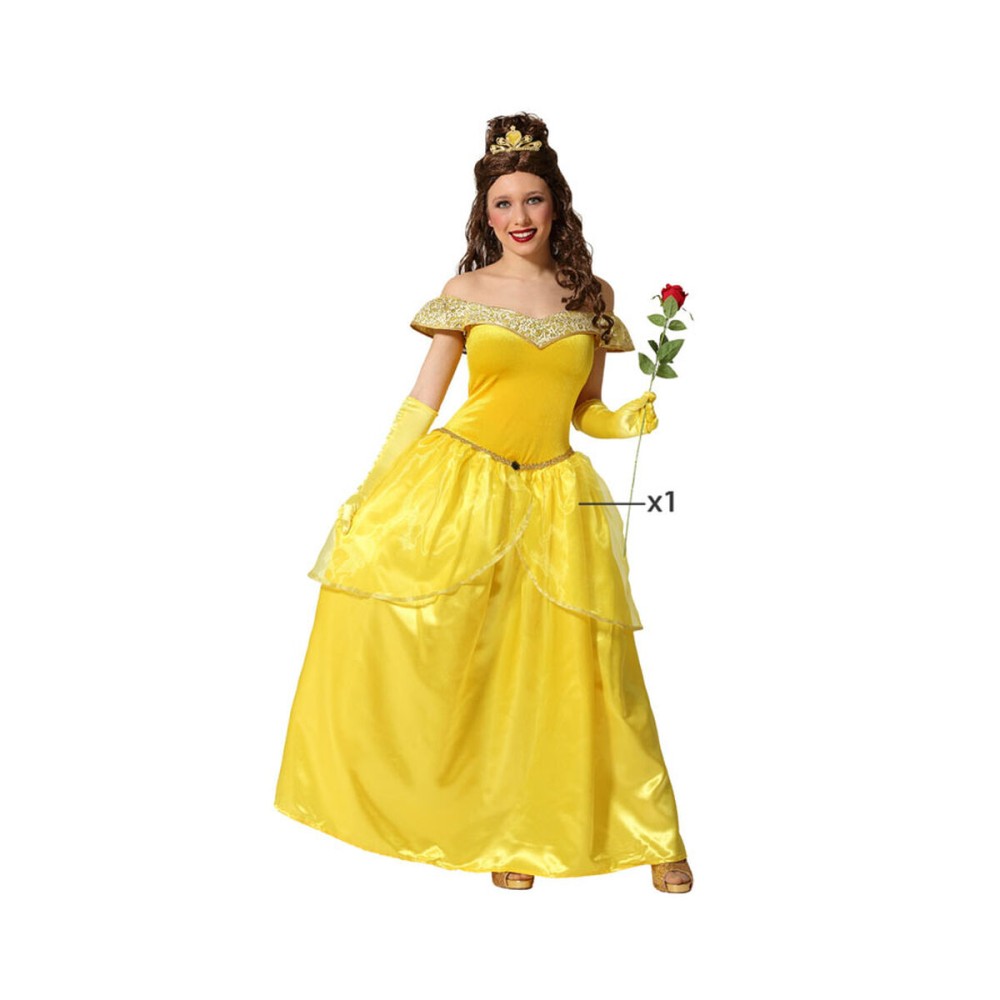 Verkleidung für Erwachsene Gold Prinzessin