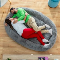 Lit de Chien pour Humains Human Dog Bed XXL InnovaGoods Grey