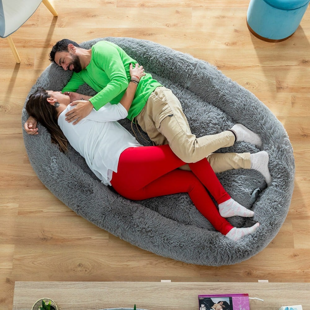Lit de Chien pour Humains Human Dog Bed XXL InnovaGoods Grey