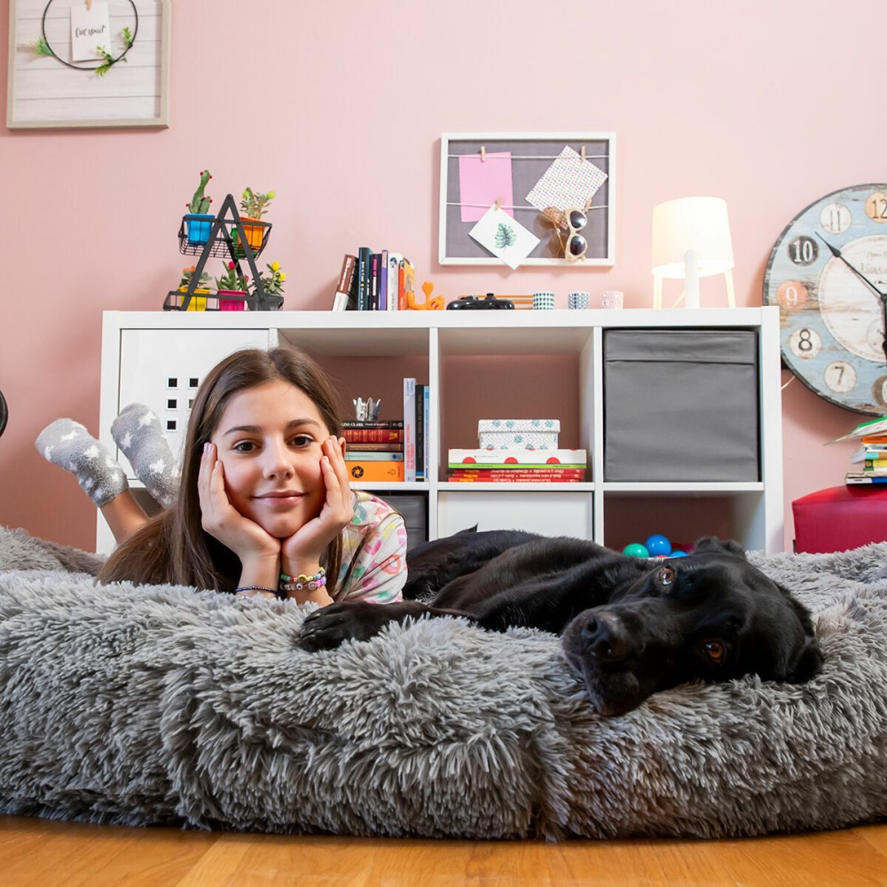 Lit de Chien pour Humains Human Dog Bed XXL InnovaGoods Grey