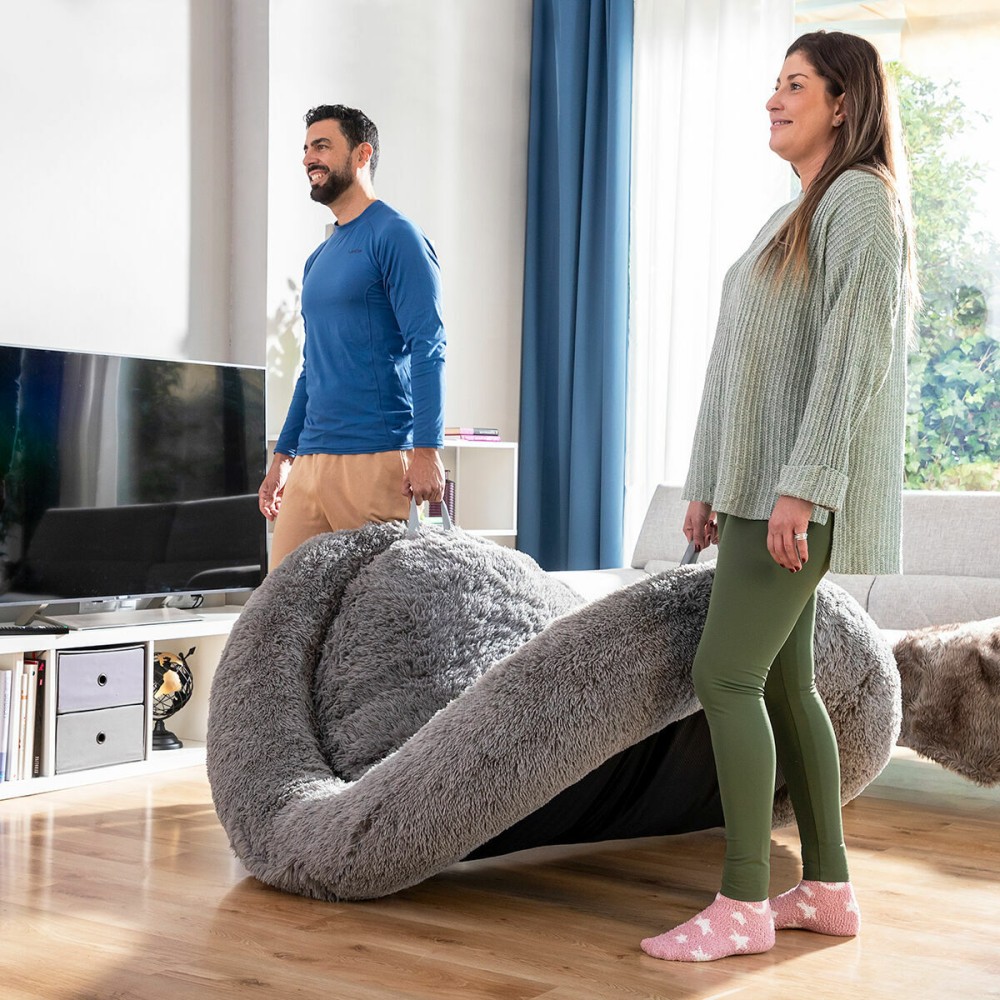 Lit de Chien pour Humains Human Dog Bed XXL InnovaGoods Grey