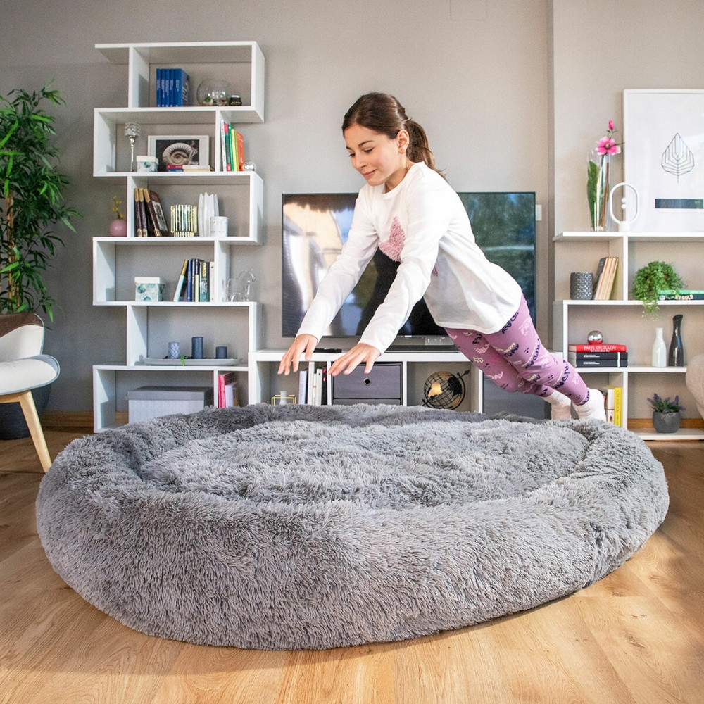 Lit de Chien pour Humains Human Dog Bed XXL InnovaGoods Grey