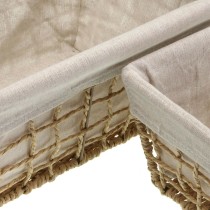 Panier à linge Versa Nadir Marron Algues marines 22 x 15 x 32 cm