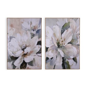 Bild Versa Leinwand 2,5 x 90 x 60 cm Blomster