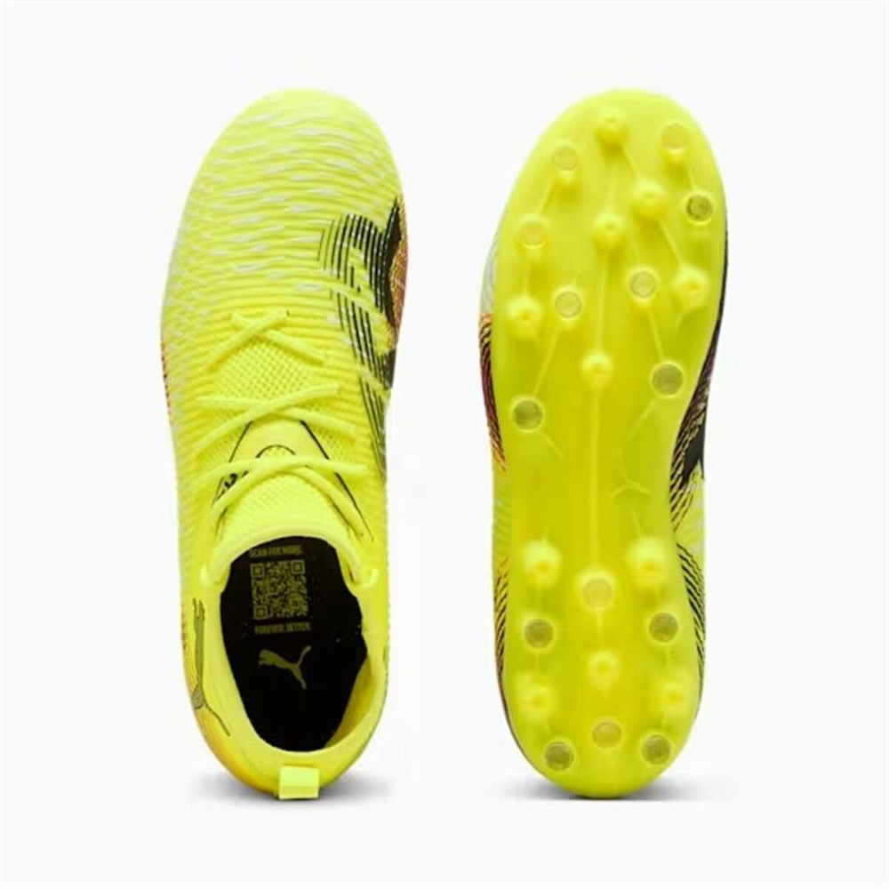 Childrens Football Boots Puma Future 8 Match Mg Yellow