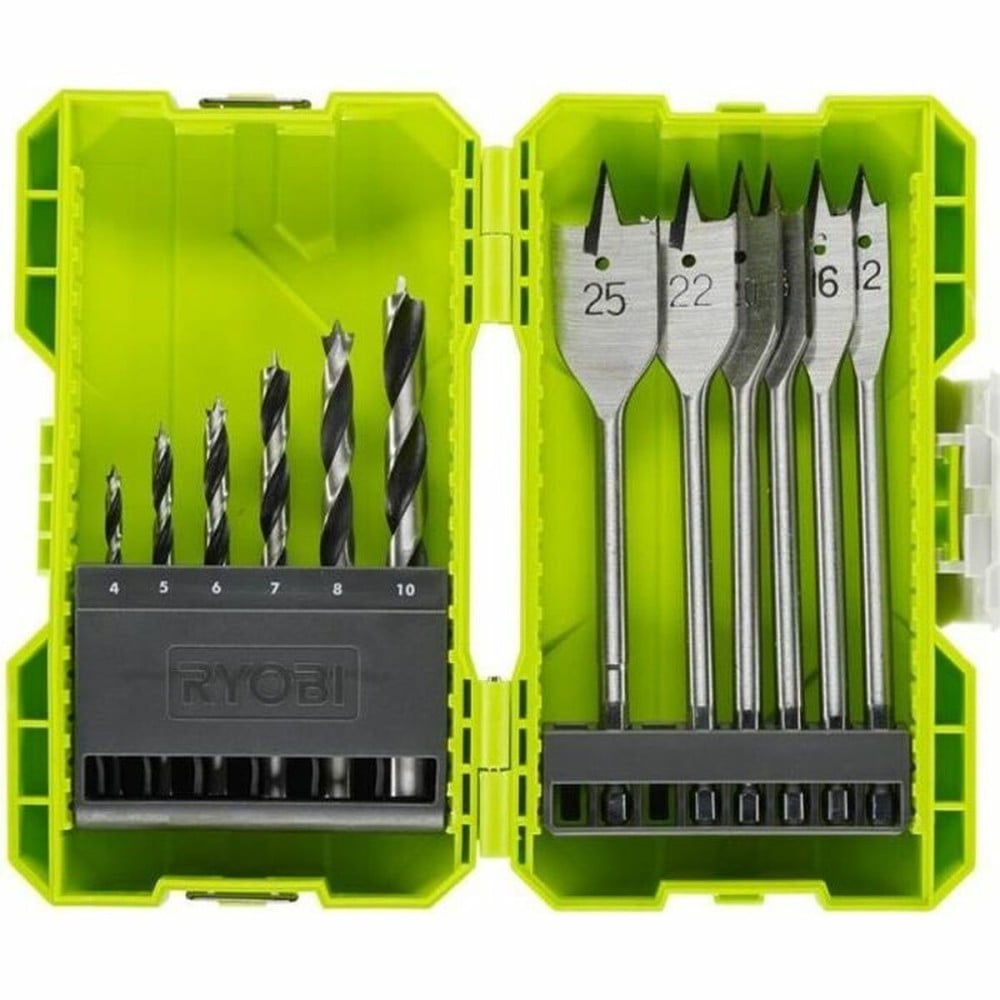 Satz Bohrer Ryobi Holz 12 Stücke