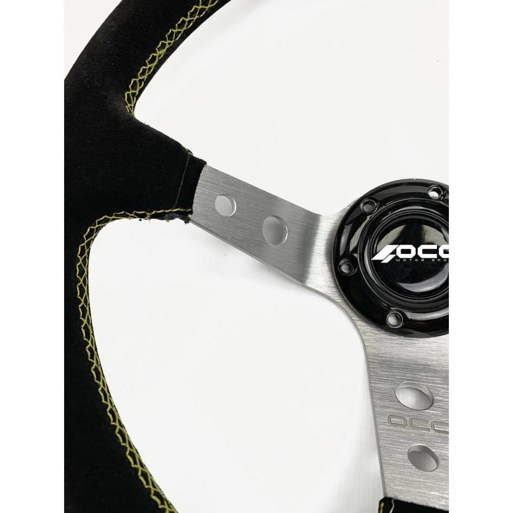 Racing Steering Wheel OCC Motorsport OCCVOL001 Black Ø 35 cm Suede