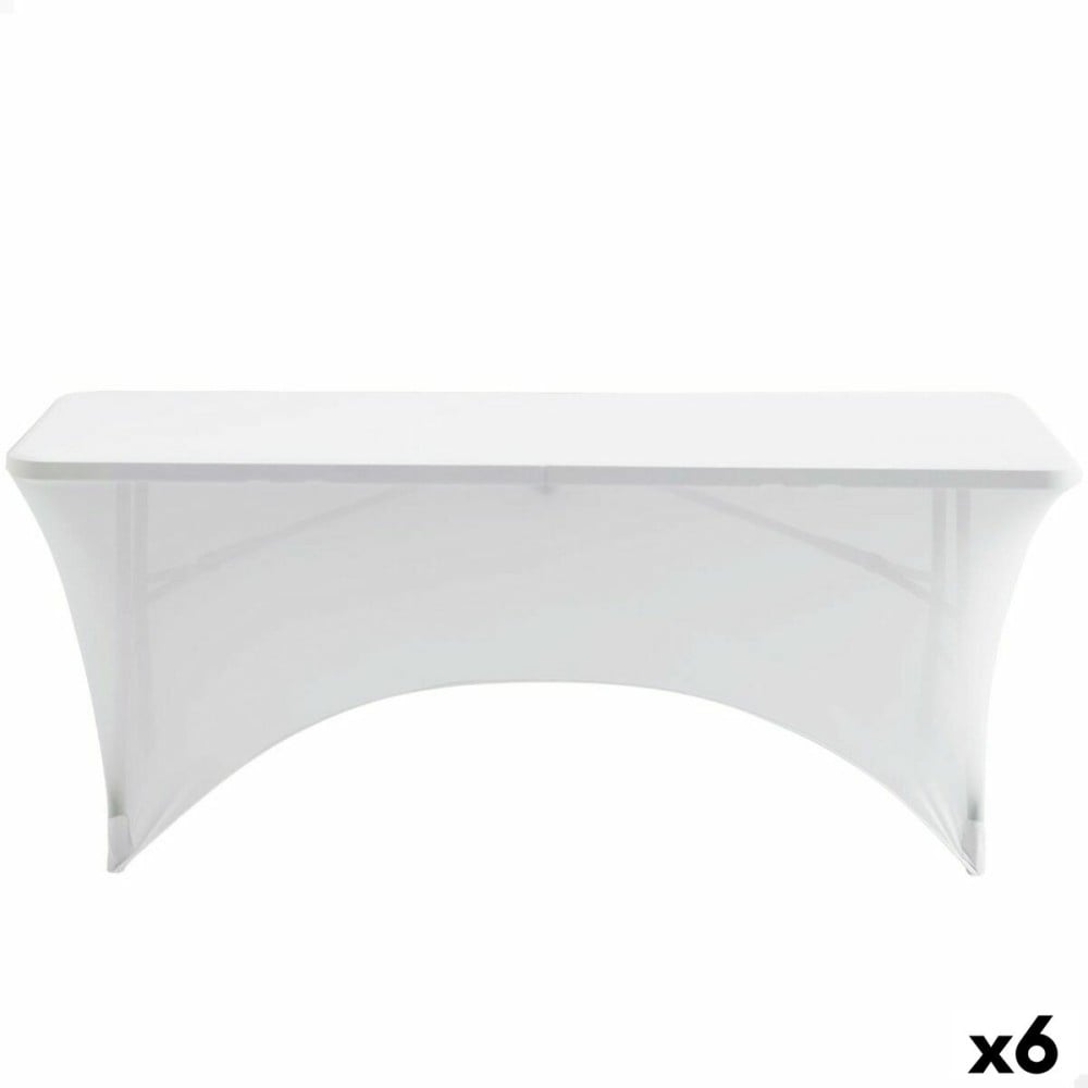 Schutzhülle Aktive Weiß 183 x 76 x 76 cm Tisch Zubehör Fahrzeuge Straße (6 Stück)