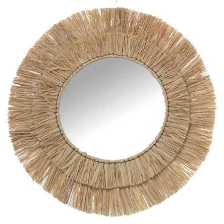 Wall mirror Alexandra House Living Natural Fibre 2 x 52 x 52 cm Circular