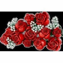 Set de construction Lego Ramo de Rosas Multicouleur