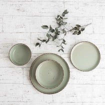 Bol pour Apéritifs Quid Duna Vert Céramique 15 x 15 cm (6 Unités)