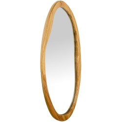 Wall mirror Alexandra House Living Natural Wood Abstract 45 x 2,5 x 90 cm