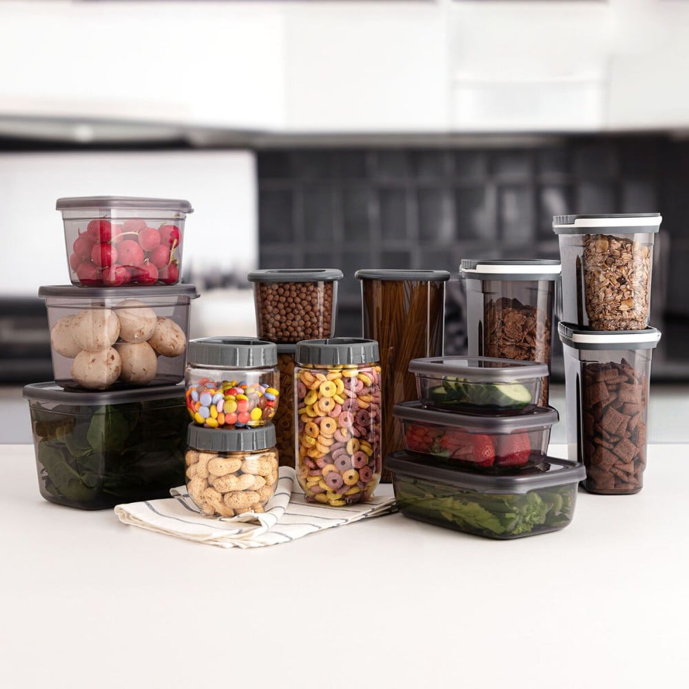 Food Preservation Container Quid City Grey 1,75 L With lid (12 Units)