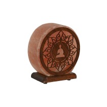 Tischlampe Home ESPRIT Braun Rosa Salz Mango-Holz 15 W 220 V 16 x 7 x 18 cm