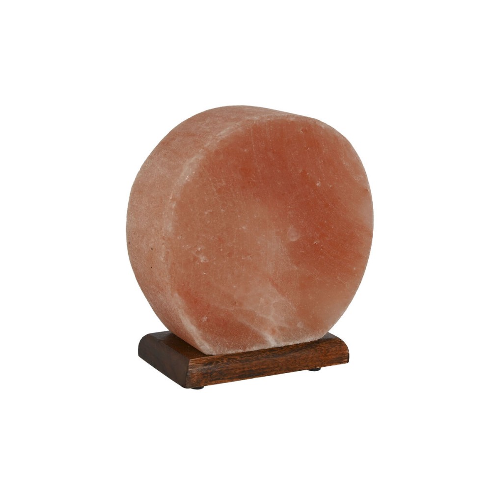 Tischlampe Home ESPRIT Braun Rosa Salz Mango-Holz 15 W 220 V 16 x 7 x 18 cm