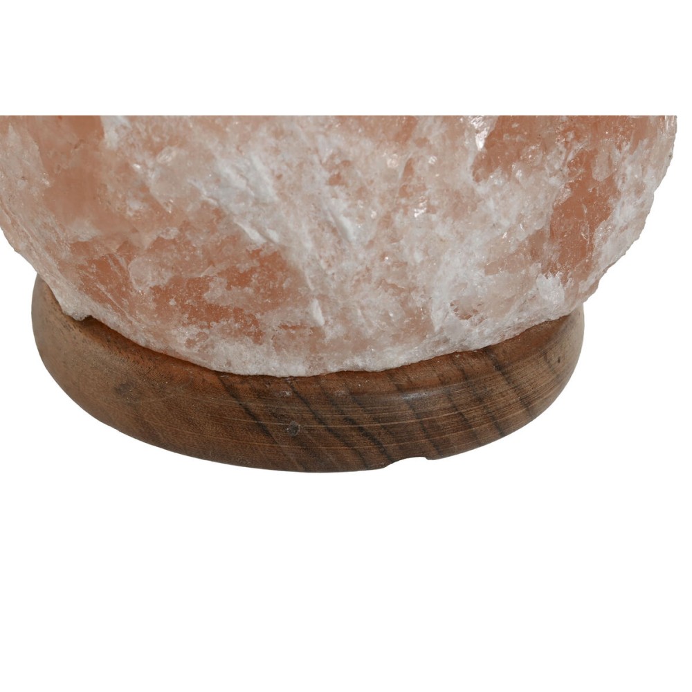 Tischlampe Home ESPRIT Rosa Salz Mango-Holz 15 W 220 V 17 x 14 x 35 cm