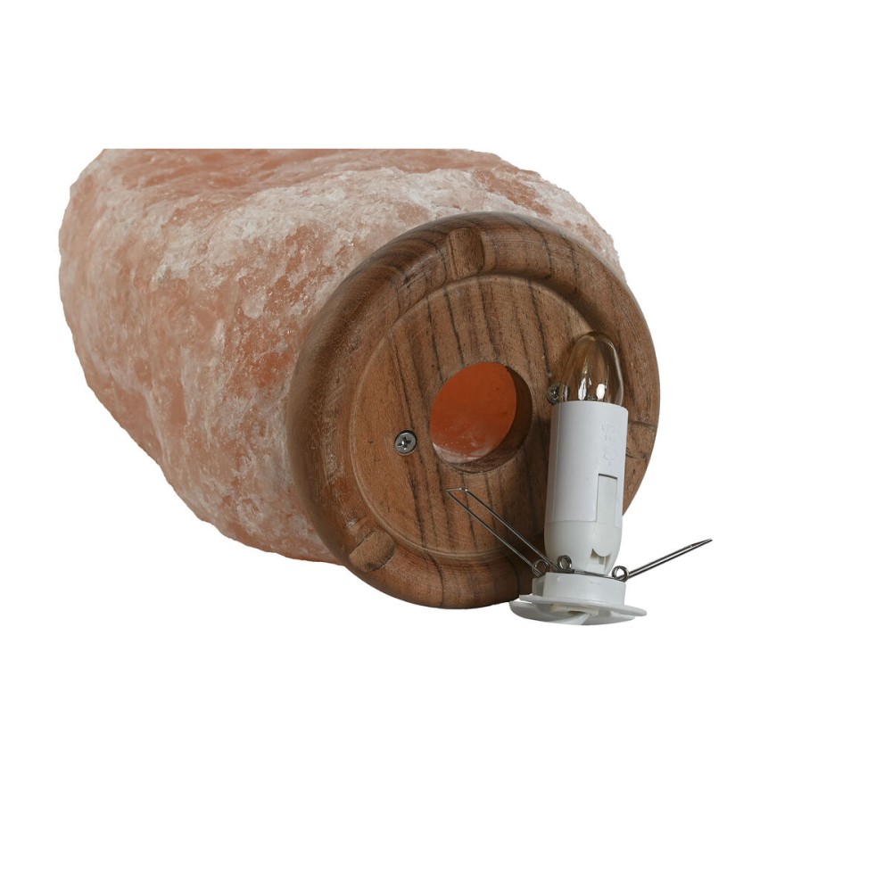 Tischlampe Home ESPRIT Rosa Salz Mango-Holz 15 W 220 V 17 x 14 x 35 cm