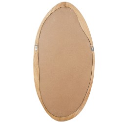 Wall mirror Alexandra House Living Natural Wood Abstract 45 x 2,5 x 90 cm