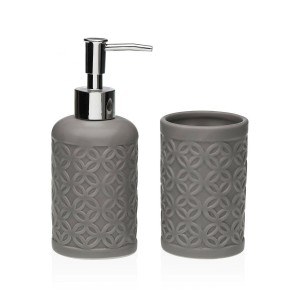 Ensemble de Bain Versa Gris Dolomite 6,8 x 17 x 6,8 cm