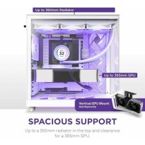 ATX Semi-Tower Gehäuse NZXT CC-H61FW-R1 Weiß
