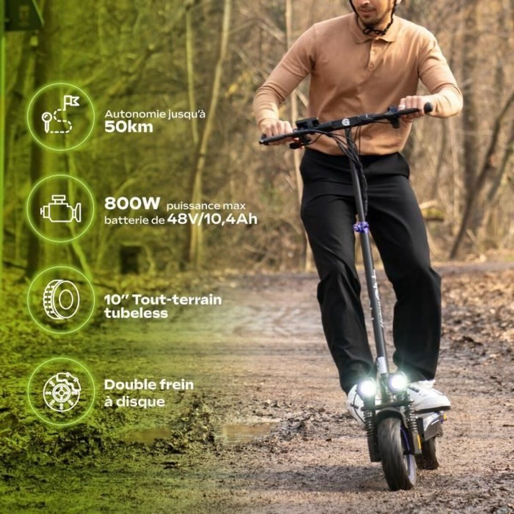 Trottinette Électrique Urbanglide ECROSS ONE 800 W Noir 25 km/h