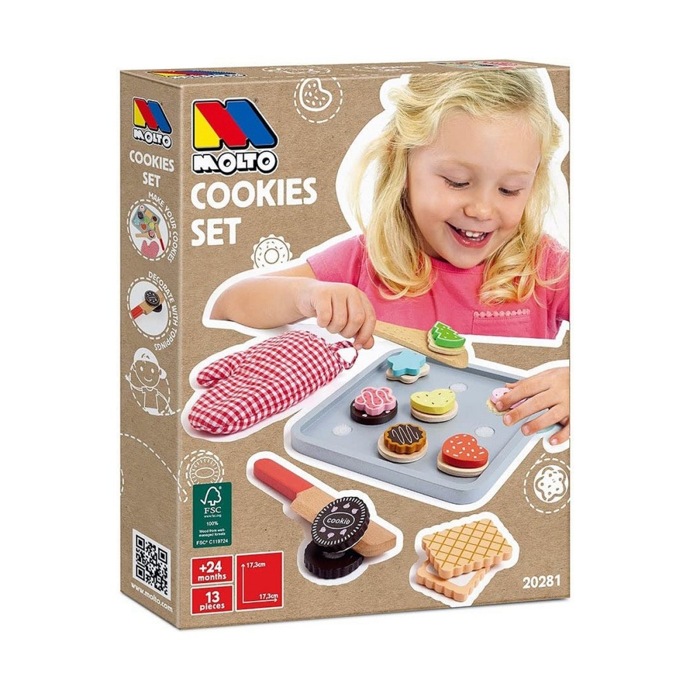 Ensemble d'aliments pour dînette Moltó Cookies Set 13 Pièces