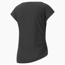 Damen Kurzarm-T-Shirt Puma Studio Foundation Schwarz